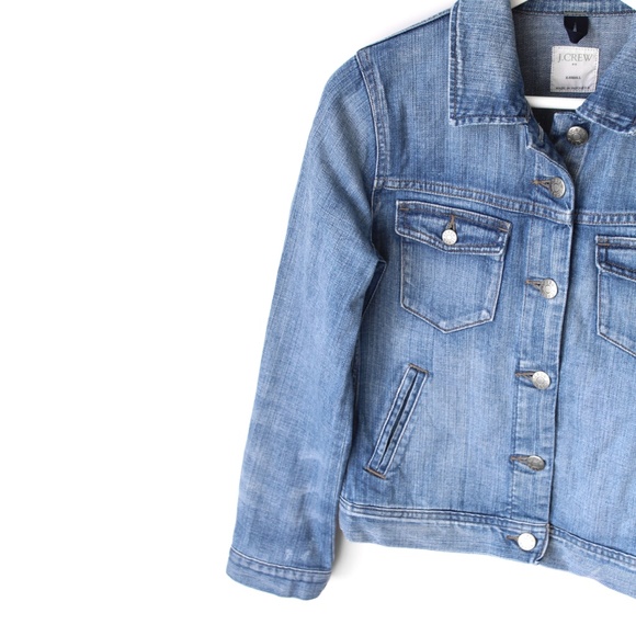 J.Crew Factory Classic Denim Jacket - Size XS - Picture 11 of 11